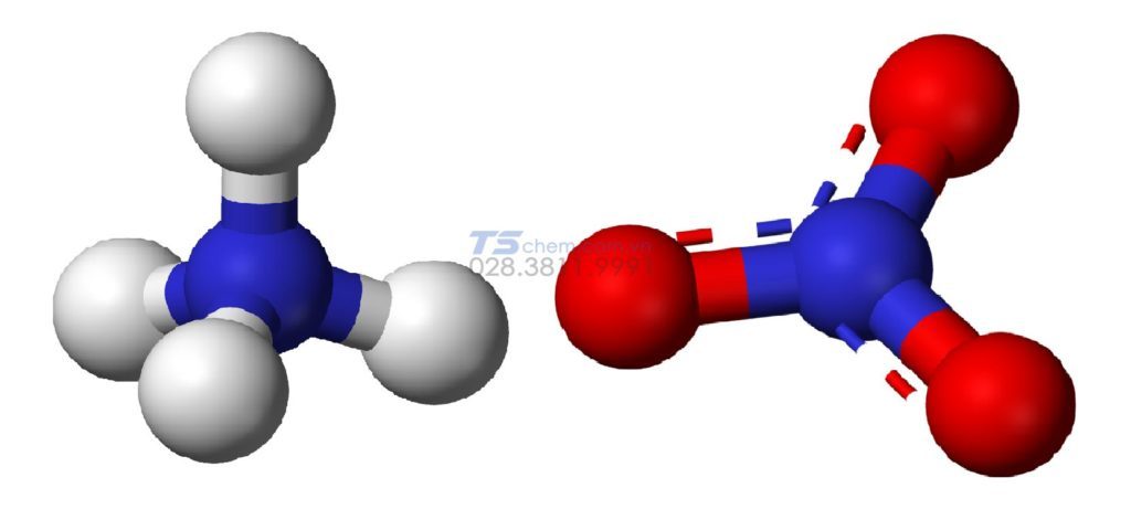 Cấu tạo nên phân tử của NH4NO3 là gì?