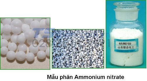 NH4NO3 ứng dụng trong sản xuất thuốc nổ: