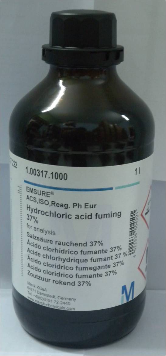 Hóa chất Hydrochloric Acid Fuming 37%