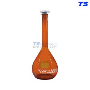 Bình định mức nâu có nắp Polyethylene loại B - Biohall
