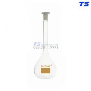 Bình định mức có nắp Polyethylene loại A, chứng nhận seri Ind - Biohall