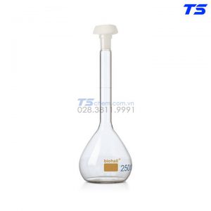 Bình định mức có nắp Polyethylene loại A USP, chứng nhận seri Ind - Biohall
