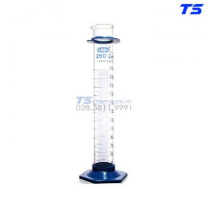 Ống đong thủy tinh (Boro glass) đế nhựa - 1601P - Joanlab