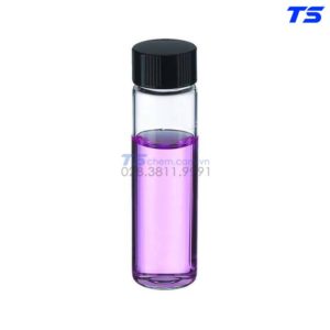 Chai vial trắng 12ML, nắp đen - 224885 - Duran