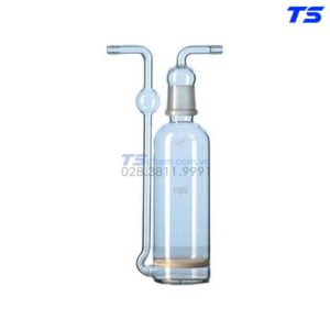 Bình sục khí (rửa khí), đĩa lọc hợp nhất, tiêu chuẩn khớp và nắp 350ML - 257030109 - Duran