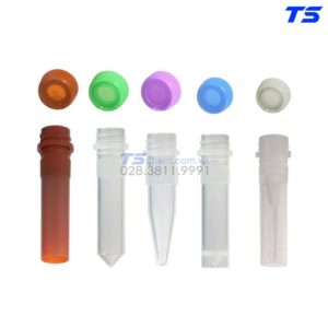 Ống ly tâm nhỏ bằng nhựa PP, nắp vặn có màu - Joanlab