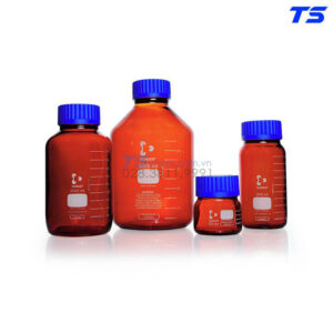 Chai trung tính nâu, Miệng rộng, GLS 80 - Duran