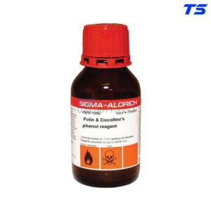 Hóa chất: Folin & Ciocalteu’s phenol reagent suitable for determination of total protein by Lowry method, 2 N - F9252 - Sigma Aldrich