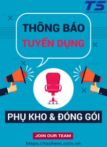 TUYỂN DỤNG NHÂN VIÊN PHỤ KHO & ĐÓNG GÓI