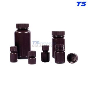 Chai nhựa PP nâu miệng rộng, hấp được - Biologix