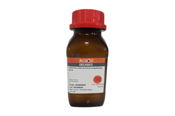 Hóa chất Potassium antimonyl tartrate sesquihydrate, 99+% Acros 22380