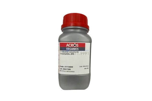 Hóa chất L-Histidine hydrochloride monohydrate, 98% - Acros - 41173