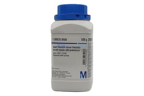 Môi trường vi sinh Half Fraser (Demi Fraser) Broth (Base) With Antibiotics - Merck 100025