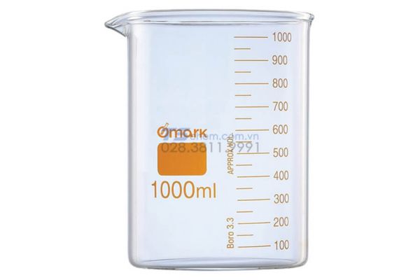 Cốc Đốt Thấp Thành Có Mỏ - Omark - OM.1000.01